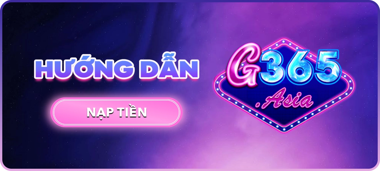 hướng dẫn nạp tiền G365