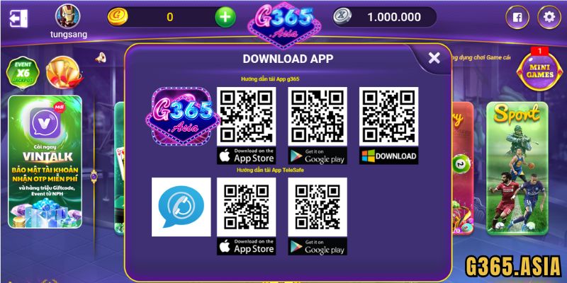 Hướng dẫn tải App G365 cực an toàn và đơn giản