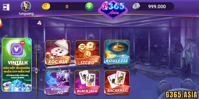 Đôi nét về tựa game Rồng Hổ G365