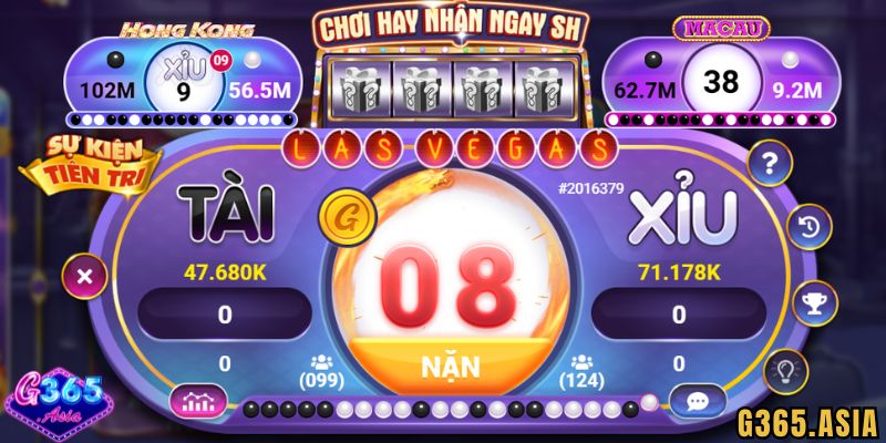 Hướng dẫn chơi Tài xỉu G365 trực tuyến